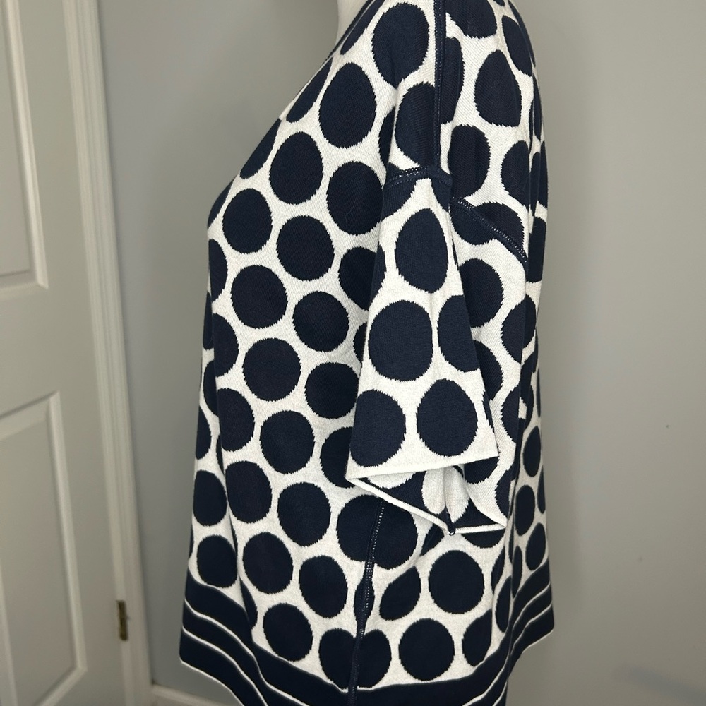 CAbi Reversable 564 Valley Polka Dot Oversized Sweater - Picture 3 of 5